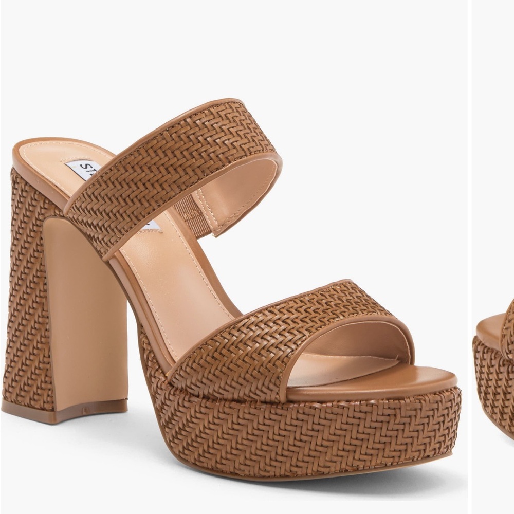 Steve Madden Women's Tan Platform Sandals